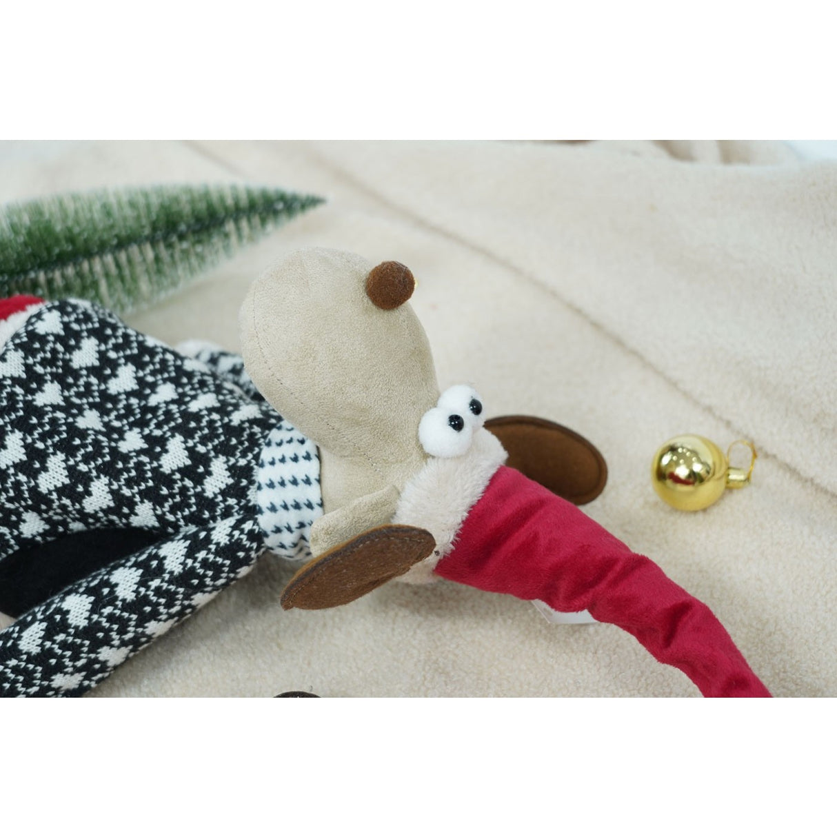 Ornament De Craciun Ren, Textil, 68 Cm