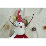 Ornament De Craciun Ren, Rosu/, Textil, 55 Cm
