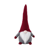 Ornament De Craciun Spiridus, Caciula Rosie, Material Textil, 40 Cm - vivimall.ro