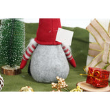 Ornament De Craciun Spiridus Cu Palarie Rosie, Rosu/, Textil, 31 Cm