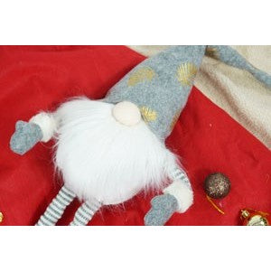 Ornament De Craciun Spiridus, /Alb, Textil, 80 Cm