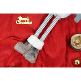 Ornament De Craciun Spiridus, /Alb, Textil, 80 Cm