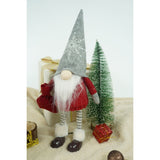 Ornament de Craciun spiridus, Flippy, rosu/alb, textil, 42 cm - vivimall.ro