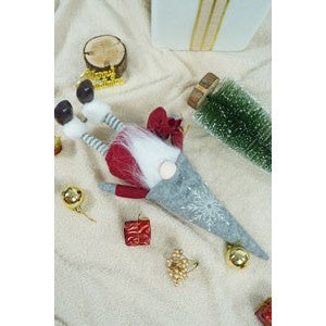 Ornament De Craciun Spiridus, Rosu/, Textil, 42 Cm