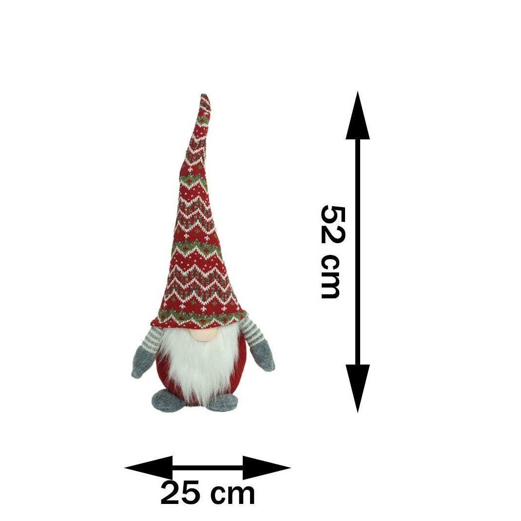 Ornament De Craciun Spiridus, Rosu/, Textil, 52 Cm