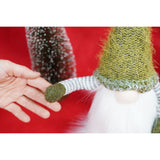 Ornament De Craciun Spiridus, /Alb, Textil, 53 Cm