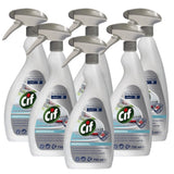 Pachet CIF Professional Alcohol Spray, Dezinfectant Lichid pe baza de Alcool, Fara Clatire, 6×0.75 L - vivimall.ro