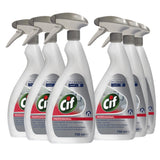 Pachet CIF Professional Washroom – Detergent si Detartrant pentru Suprafetele din Baie, 6×0,75 L - vivimall.ro