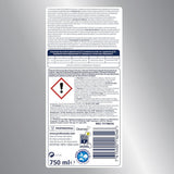 Domestos Professional Toilet Cleaner aplicat în vasul toaletei, mod de utilizare ilustrat