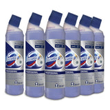 Pachet Domestos Professional Toilet Cleaner Descaler 6×0,75 L, vedere frontală toate flacoanele