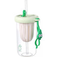 Pahar silicon cu pai si capac | SipSafe - vivimall.ro
