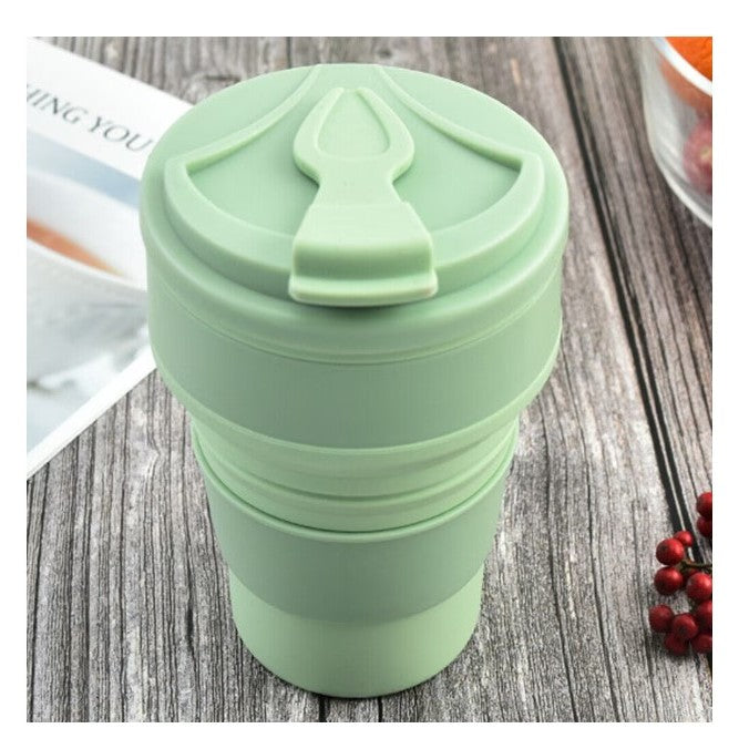 Pahar pliabil silicon 500 ml | TravelSip - vivimall.ro