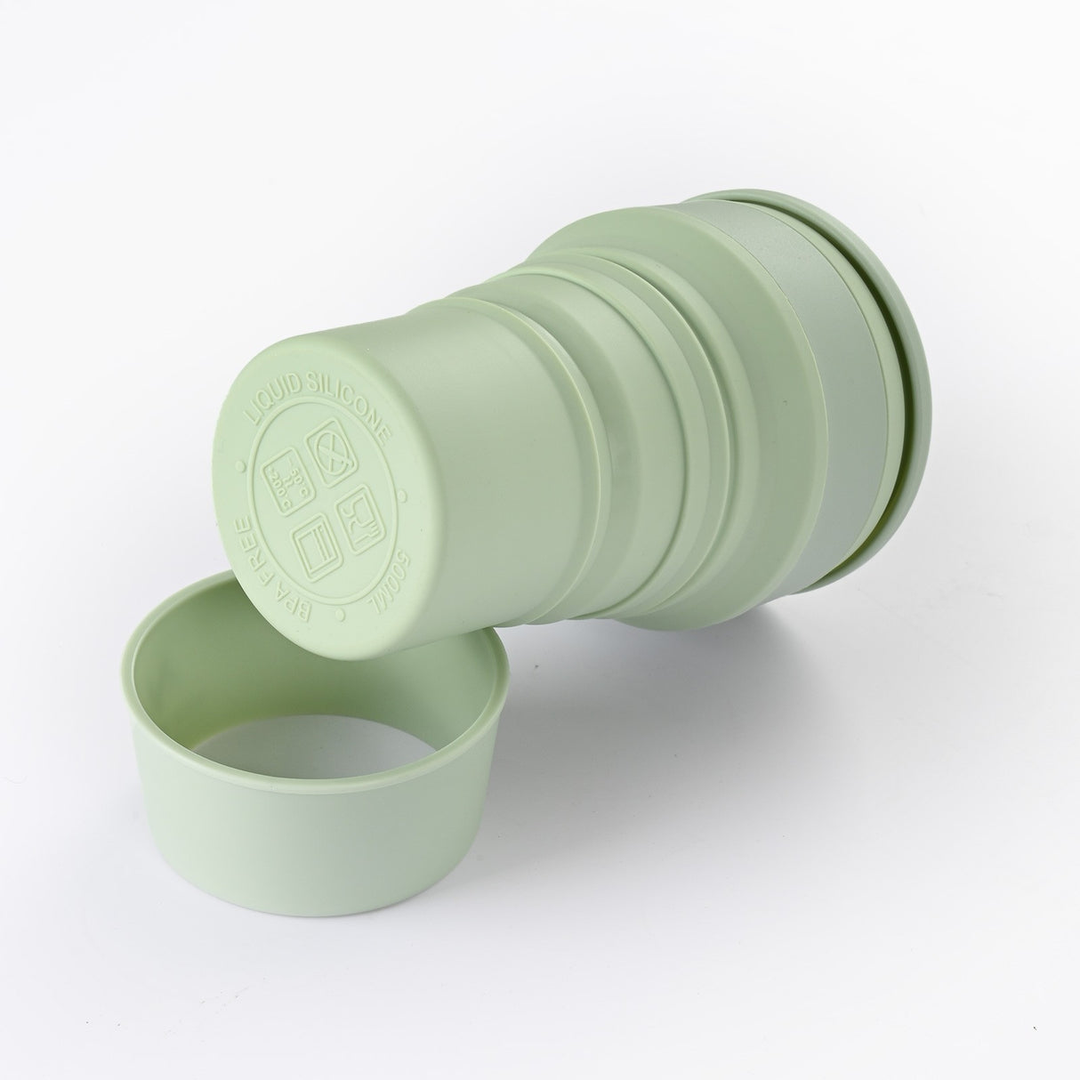 Pahar pliabil silicon 500 ml | TravelSip - vivimall.ro
