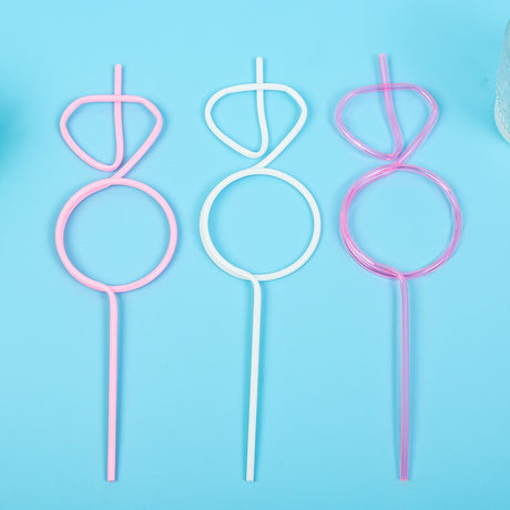 Pai De Plastic, Tematica Nunta, Diametru 0.5 Cm, Roz/ - vivimall.ro