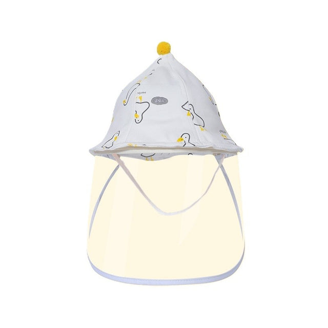 Palarie De Protectie Pentru Bebelusi, Pescareasca, De Primavara Si Toamna, Cu Masca Si Fermoar, 45 Cm, Pentru 3-6 Luni - vivimall.ro