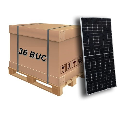 Palet Panouri Fotovoltaice( 36 Buc) 575W, 144 Celule, Eficienta 22.2%, Jetion Jt Sst(B) Tehnologia Topcon - vivimall.ro