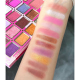 Paleta de Machiaj, KEVIN & COCO, Cherry Blossom. Fard de Pleoape, 19 culori, 19.2 x 12.8 x 1.4 cm - vivimall.ro