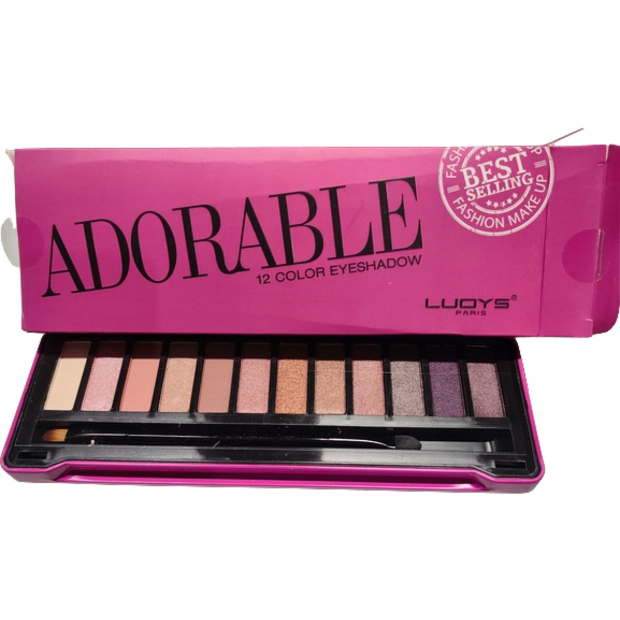 Paleta Farduri 12 Culori, Farduri Mate Si Sidefate, O Pensula Inclusa, Dreptunghiulara, 140 G, 6.4 X 20 X 1.5 Cm, Valabilitate 3 Ani, Multicolor - vivimall.ro