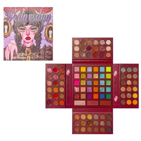 Paleta Farduri Wednesday 105 Culori | GlamKit - vivimall.ro