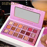 Paleta de farduri Kevin&Coco, 18 culori, nuante captivante, design compact, 19 x 10 cm, 180 g, multicolor - vivimall.ro