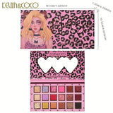 Paleta 18 Farduri Leopard Pink | LeopardLuxe - vivimall.ro