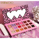 Paleta 18 Farduri Leopard Pink | LeopardLuxe - vivimall.ro
