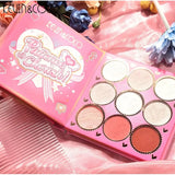 Paleta de Farduri Kevin&Coco, 59 culori, Stil Carte, 3 Straturi, Pudra Compacta, Clasic, Fara Sulfati, 14 x 14 cm, 80 g, multicolor - vivimall.ro