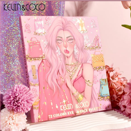 Set Paleta Farduri 72 Culori | Glamifique - vivimall.ro