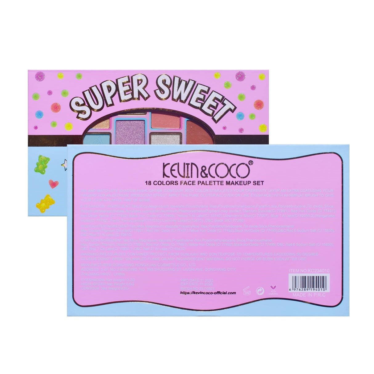 Palete De Machiaj 18 Culori | GlowMake - vivimall.ro