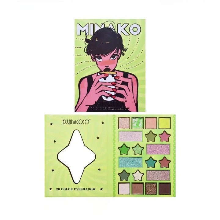 Paleta Machiaj Green Girl | GirlGlow - vivimall.ro