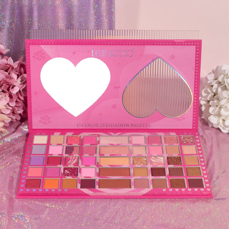 Paleta Machiaj Love Crush, 45 Culori | ViviBeauty - vivimall.ro