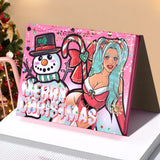 Trusa de Machiaj, KEVIN & COCO, Snowy Christmas, 70 culori, 22.5 x 17 x 2 cm, Multicolor - vivimall.ro