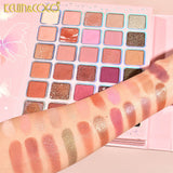 Set  Machiaj Profesional, Kevin&Coco, Trusa Multifunctionala pentru Ochi, Buze si Fata, 96 Nuante Mixte, Pigmentare Intensa, pentru Toate  Tipurile de Ten, 21x16.5x3.6cm, Multicolora - vivimall.ro
