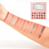 Paleta de Machiaj, Lofshe, 18 Farduri de Pleoape, Mate si Sidefate, Multicolor - vivimall.ro