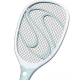 Paleta Electrica Pentru Tantari, Muste Sau Insecte Led, Reincarcabila, Incarcare Usb, Plastic, Casa Si Gradina, Anti-Insecte, Alb-Albastru - vivimall.ro