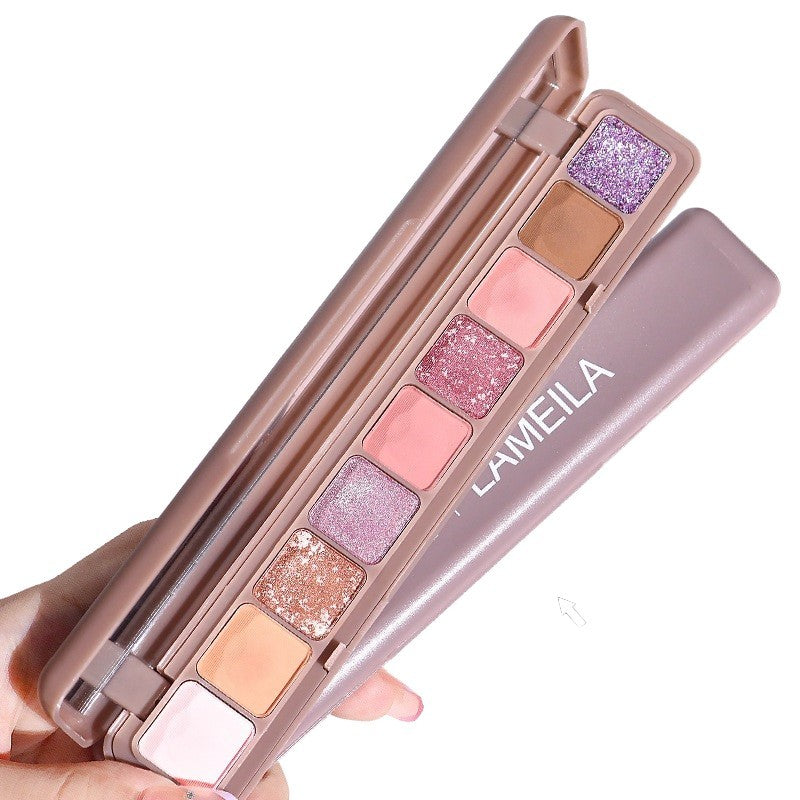 Paleta Farduri 9 Culori, Farduri Mate Si Sidefate, Rezistenta La Apa, Oglinda, 10 G, , Valabilitate 3 Ani, Resigilat - vivimall.ro