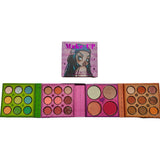 Paleta Farduri Kevin&Coco, 31 Culori, Farduri Mate Si Sidefate, Blush Si Iluminator Inclus, Patrata, 250 G, 11.3 X 11.3 X 3.2 Cm, Valabilitate 3 Ani, Multicolor - vivimall.ro