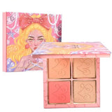 Paleta Farduri Kevin&Coco Varianta 2, 13 Culori, Iluminator Si Blush Inclus, Patrata, 120 G, 10.9 X 10.9 X 1.7 Cm, Valabilitate 3 Ani, Multicolor - vivimall.ro