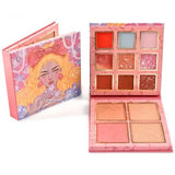 Paleta Farduri Kevin&Coco Varianta 2, 13 Culori, Iluminator Si Blush Inclus, Patrata, 120 G, 10.9 X 10.9 X 1.7 Cm, Valabilitate 3 Ani, Multicolor - vivimall.ro