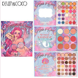 Paleta farduri Kevin&Coco, 69 nuante, blush, iluminator, conturing, deschidere tip carte, 18.6 x 16.5 cm, 97 g, multicolor - vivimall.ro
