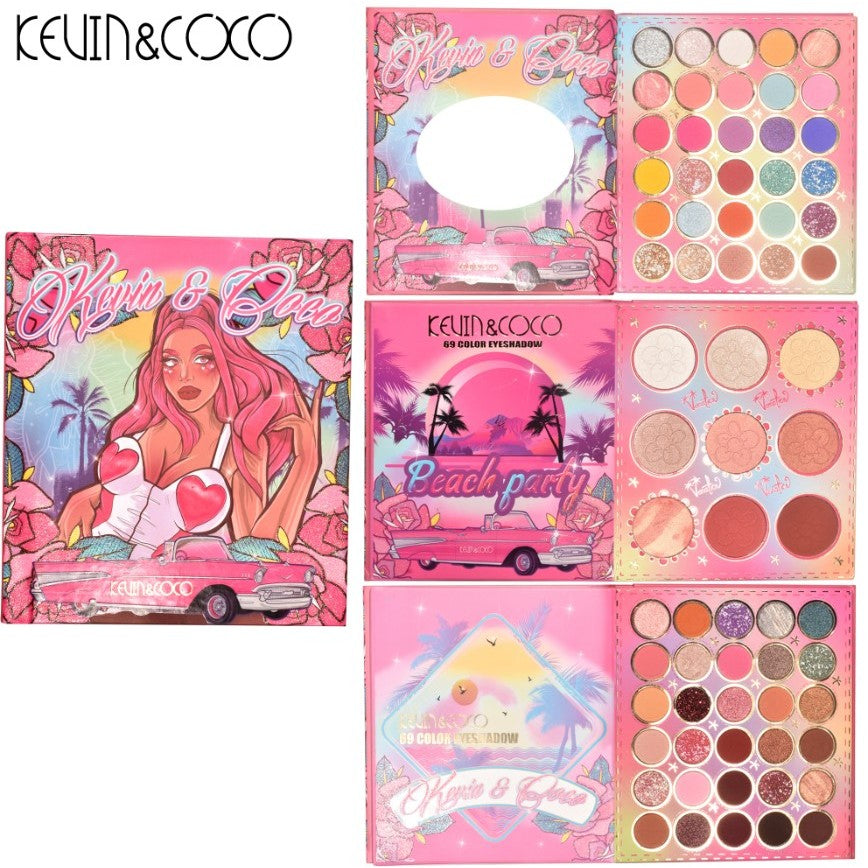 Paletă Farduri Multifuncțională, 69 Nuante | LuxeMakeup - vivimall.ro