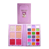Paleta Farduri Kevin&Coco, Tip Carte, 24 Culori, Iluminator Si Blush Inclus, Dreptunghiulara, 210 G, 16.2 X 10.8 X 2.2 Cm, Valabilitate 3 Ani, Multicolor - vivimall.ro