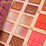 Paleta Machiaj Profesionala, Kevin&Coco, 76 Culori, Trusa Machiaj, Set Complet Ochi si Fata, Pigmentare Intensa, Multicolor - vivimall.ro