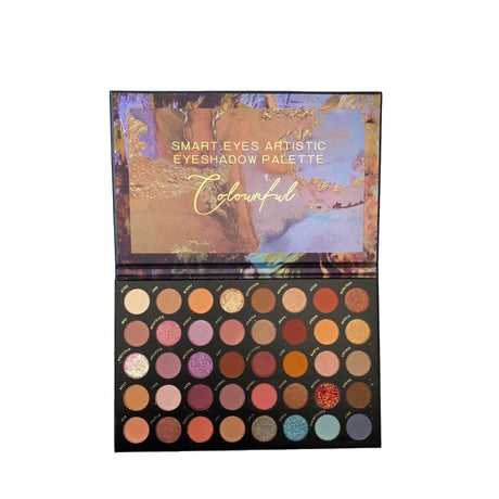 Trusa de machiaj, paleta de farduri cu 40 de culori pigmentate, Vivimall - vivimall.ro