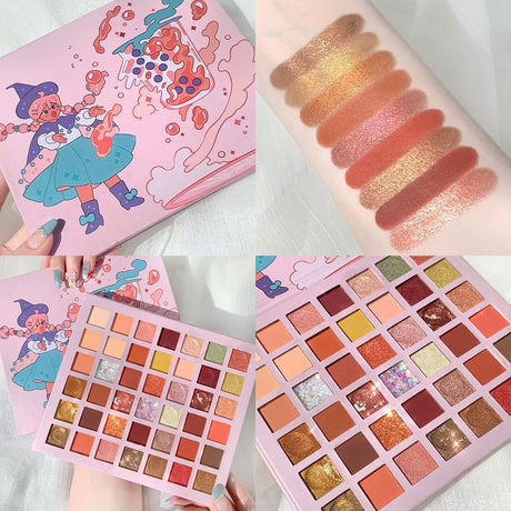 Trusa de machiaj, paleta de farduri cu 42 de culori pigmentate, Vivimall - vivimall.ro