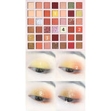 Trusa De Machiaj, Paleta De Farduri Cu 42 De Culori Pigmentate - vivimall.ro