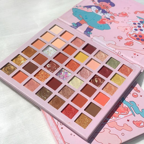 Trusa de machiaj, paleta de farduri cu 42 de culori pigmentate, Vivimall - vivimall.ro