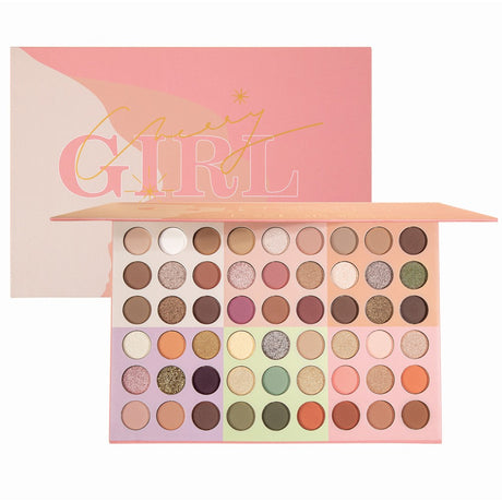 Trusa De Machiaj, Paleta De Farduri Cu 54 De Culori Pigmentate - vivimall.ro
