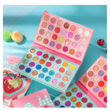 Trusa De Machiaj, Paleta De Farduri Handayan Cherry Love Cu 56 De Culori Pigmentate - vivimall.ro