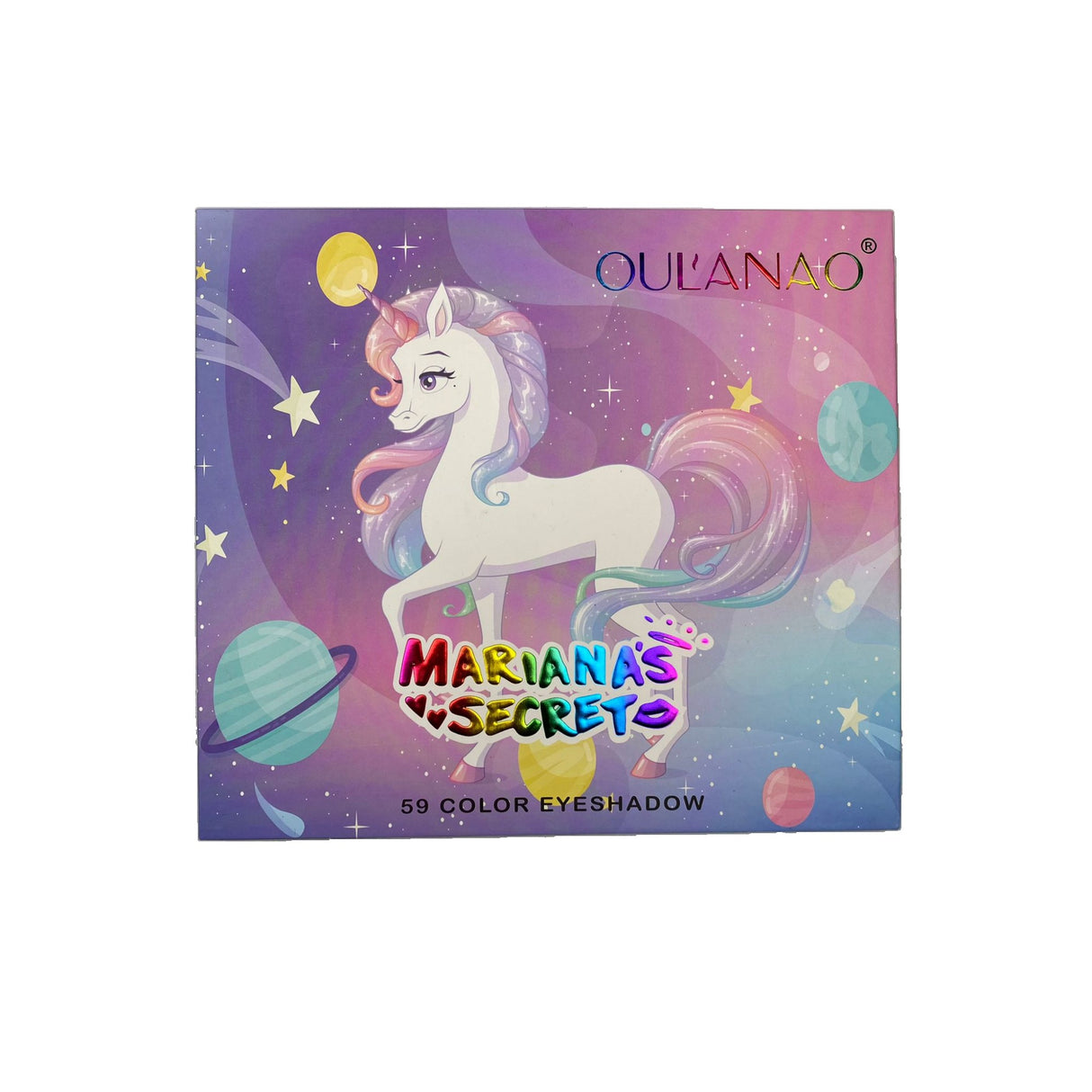 Trusa De Machiaj, Paleta De Farduri Oulanao Cu 59 De Culori Pigmentate - vivimall.ro